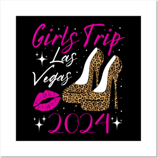 Las Vegas Girls Trip 2024 Girls Weekend Friends Matching Posters and Art